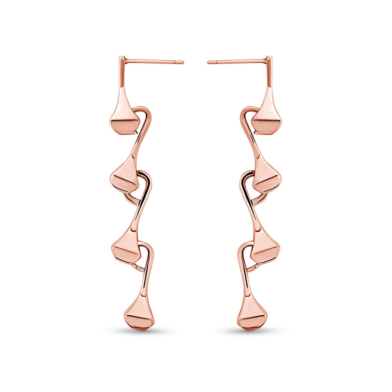 AMAZON DROP EARRINGS PINK