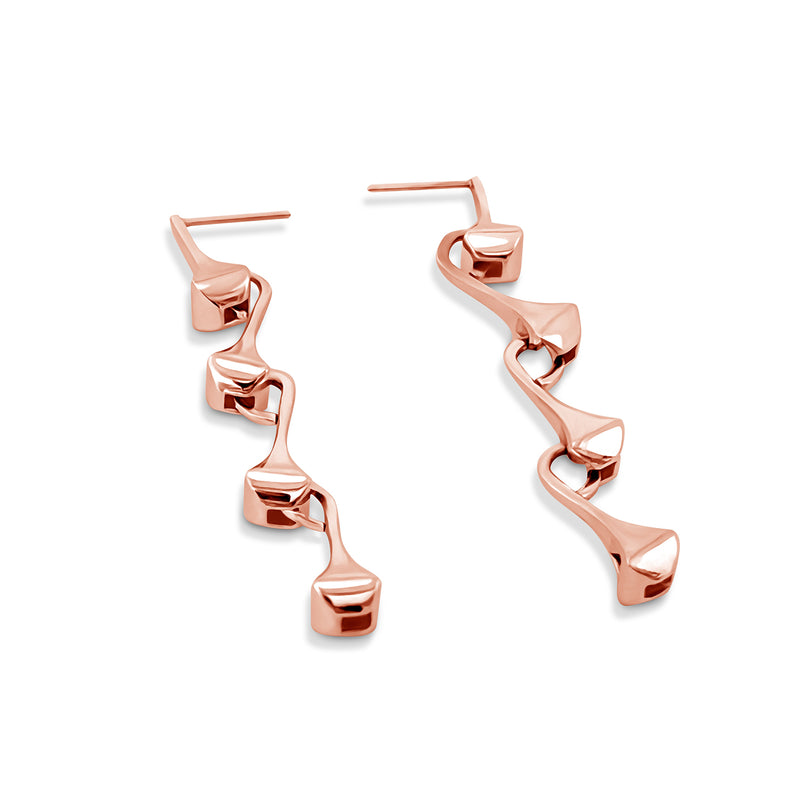 AMAZON DROP EARRINGS PINK
