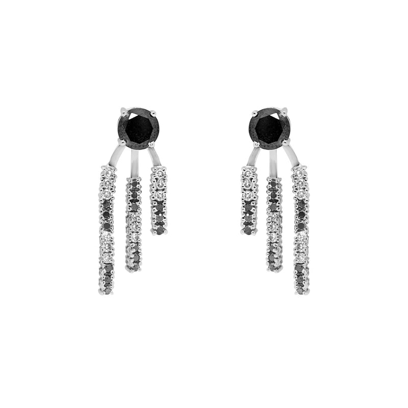 ECO-FINE OPTICAL EARRINGS WITH DIAMONDS