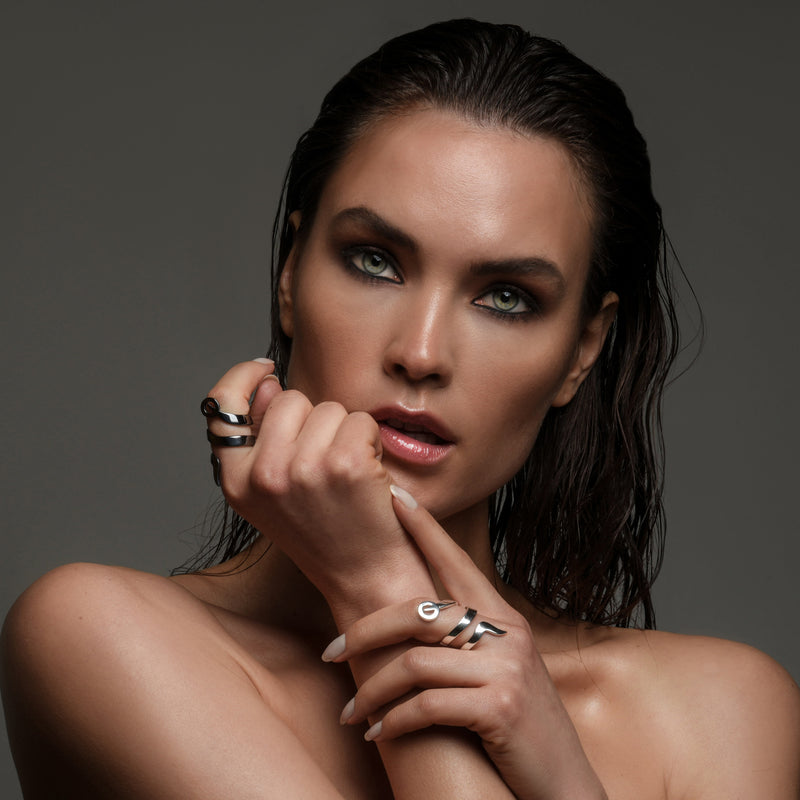 SNAKETRIC RING SILVER