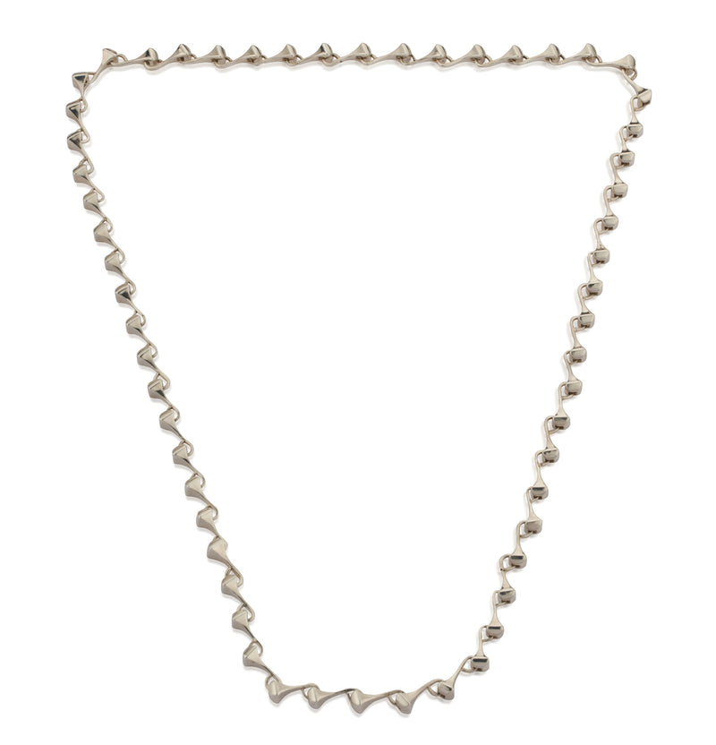 AMAZON LONG NECKLACE SILVER