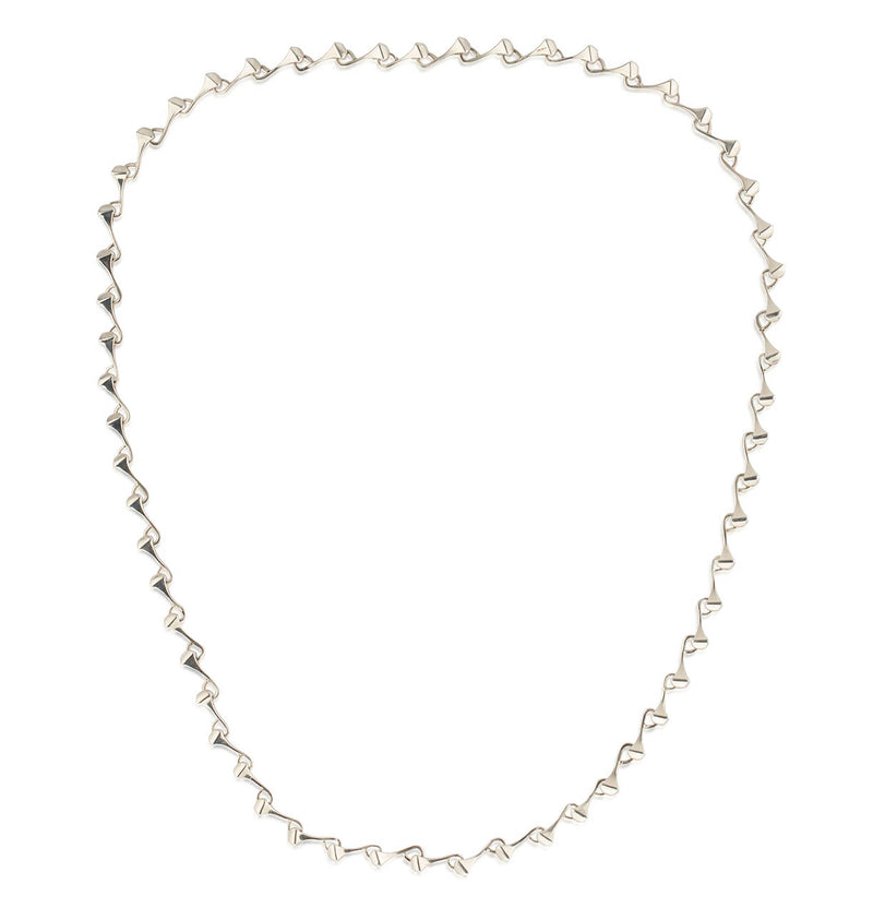 AMAZON LONG NECKLACE SILVER