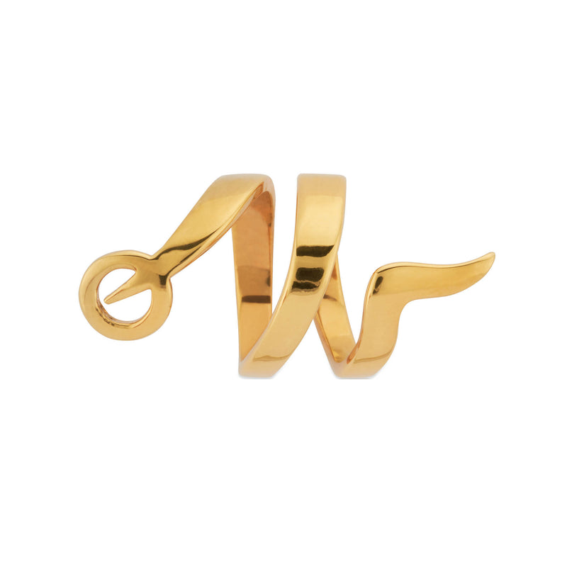 SNAKETRIC RING GOLD