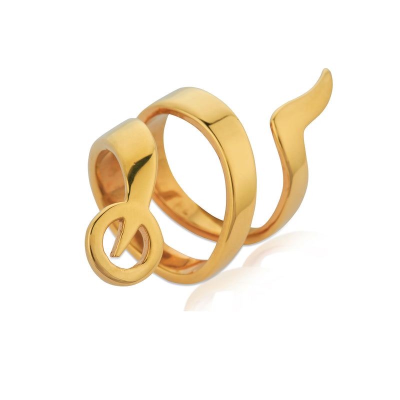 SNAKETRIC RING GOLD