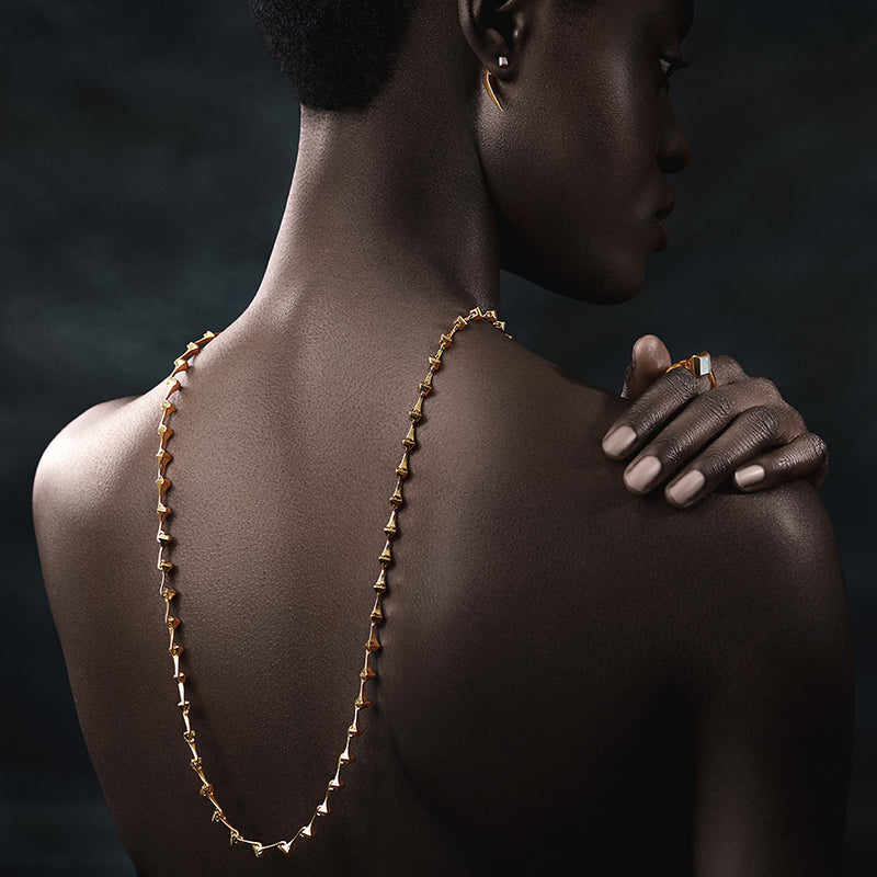 AMAZON LONG NECKLACE GOLD