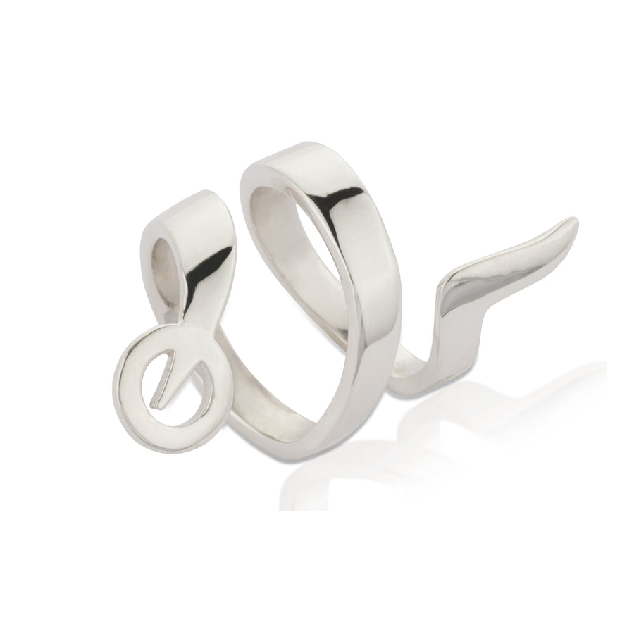 SNAKETRIC RING SILVER