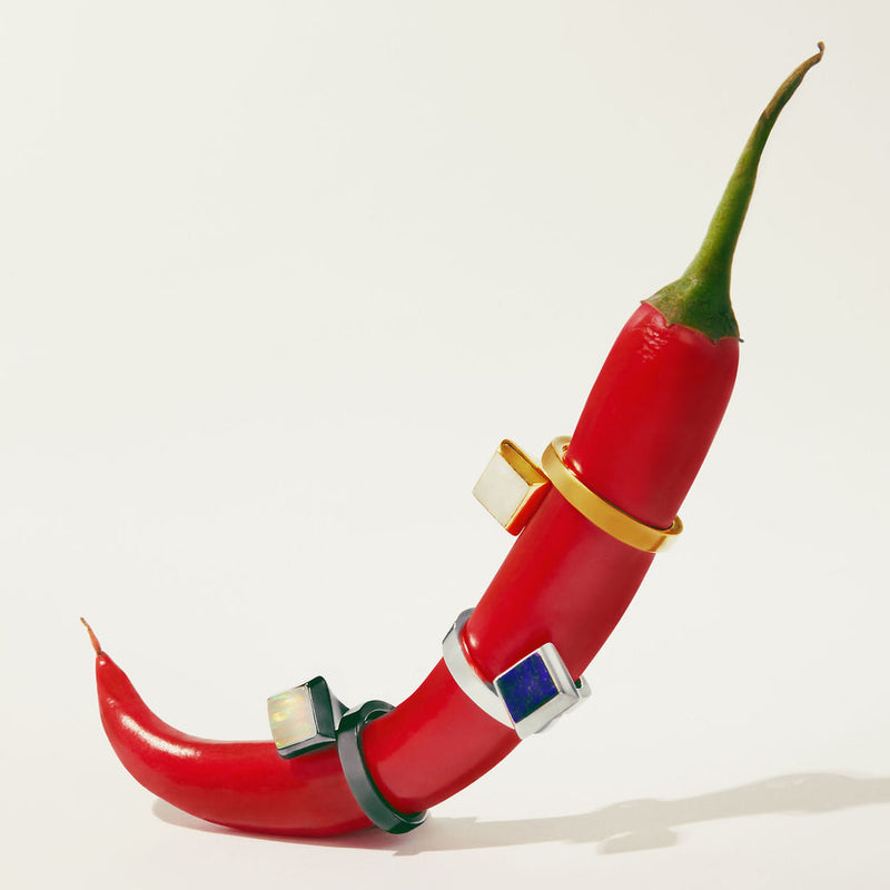 AMAZON RING GOLD WITH MOONSTONE