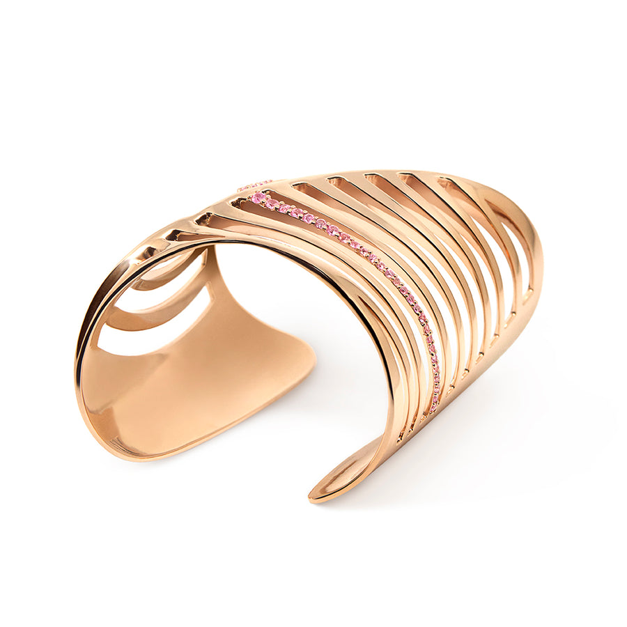 SHARCH CUT OUT BANGLE PINK
