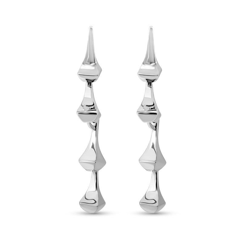 Amazon.com: Sterling Silver Open Circle Earrings - Small Dainty Hoop Stud  Earrings - Designer Handmade : Handmade Products