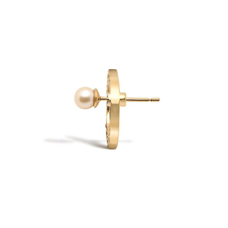 SNAKETRIC DISC EARRINGS GOLD