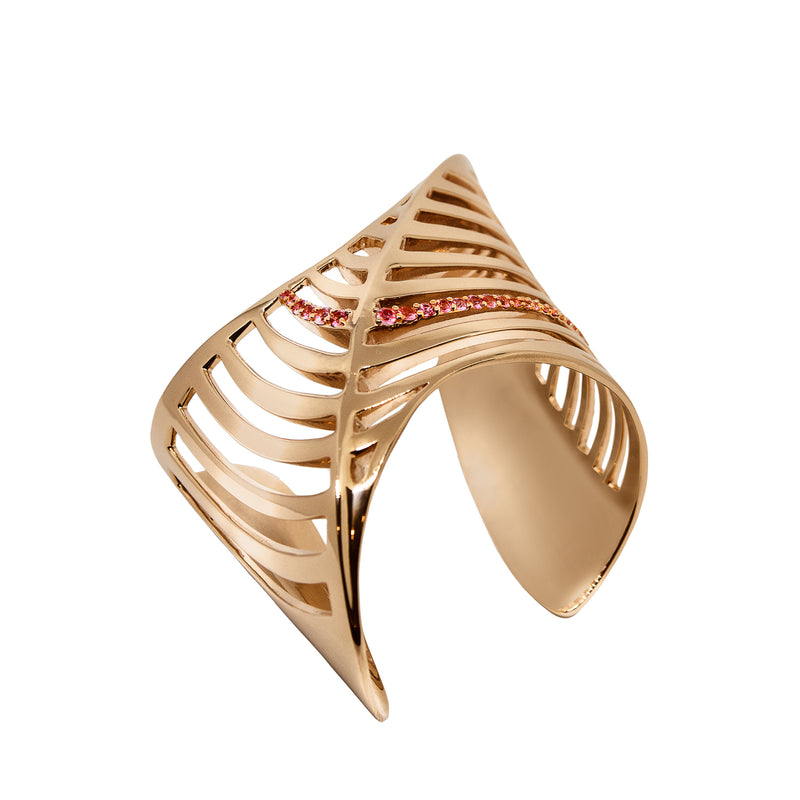 SHARCH CUT OUT BANGLE PINK