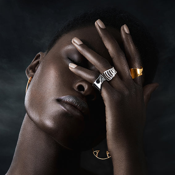 SHARCH SOLID RING SILVER